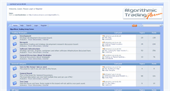 Desktop Screenshot of algotradinggroup.com